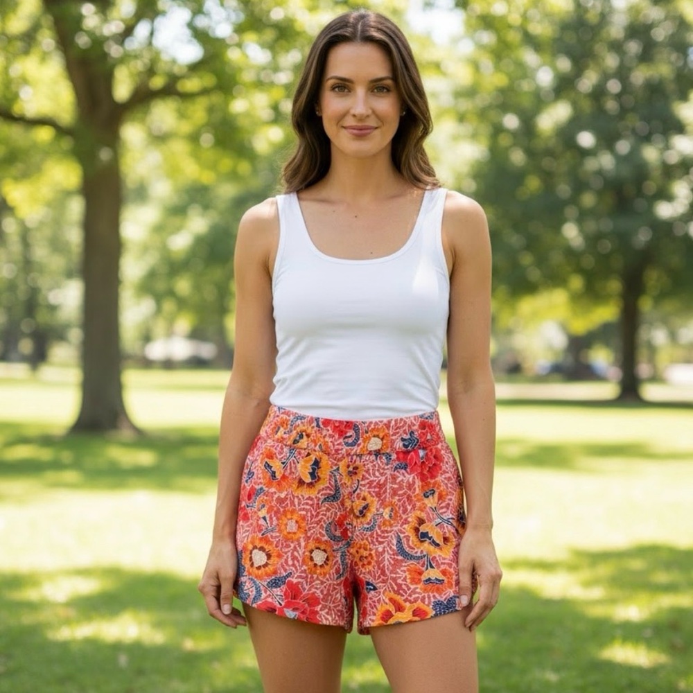 Billabong Secret Cove Floral Print Shorts size small